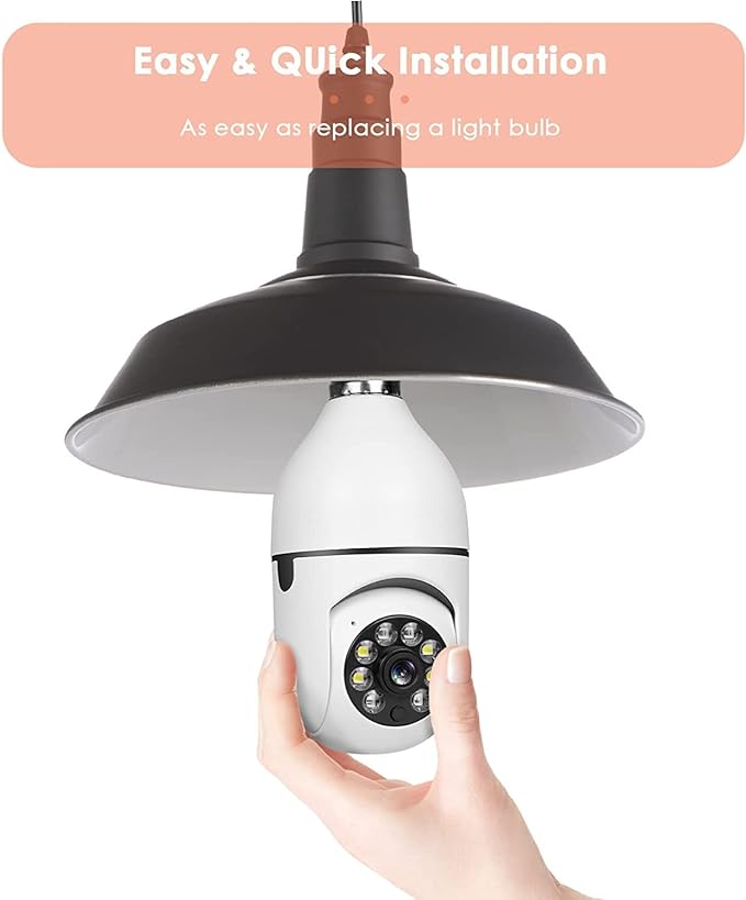 Security Camera With LED Lights