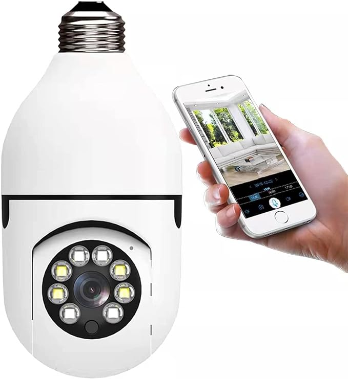 Security Camera With LED Lights