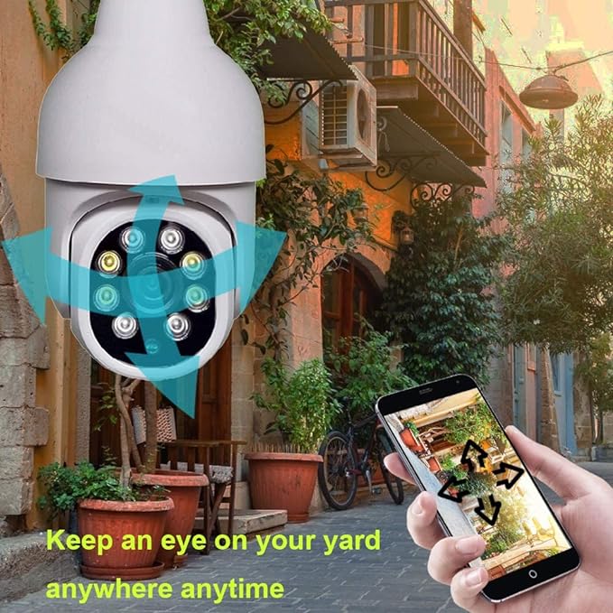 Security Camera With LED Lights