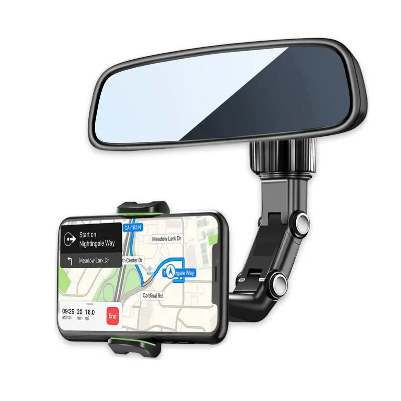 Gulf 360° Car Rear view Mirror Phone Holder