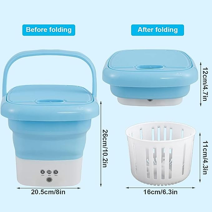 Portable Washing Machine(Random Colors)